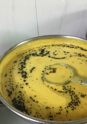 A picture of Plain kadhi (curd curry).