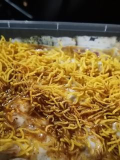 A picture of Papdi chaat.