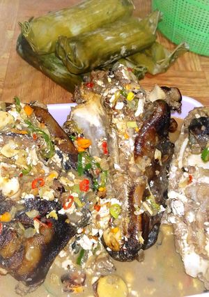 Foto resep Kepala Kambing Masak Saus Pedas