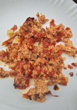 A picture of Simple scrambled eggs.