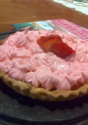 Una foto de Mini tarta rosada