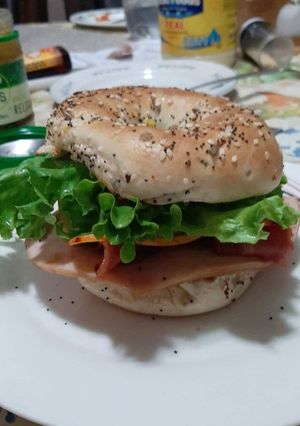 Una foto de Bagel supremo