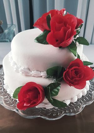 Una foto de Fondant de bombón