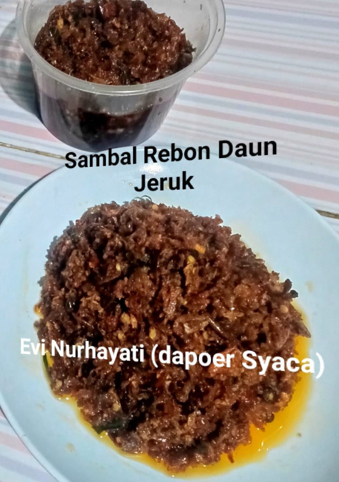 Foto resep Sambal Rebon Daun Jeruk