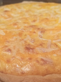 Una foto de Quiche de calabaza, boniato y manzana