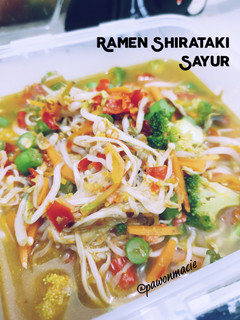 Foto resep Ramen Shirataki Sayur