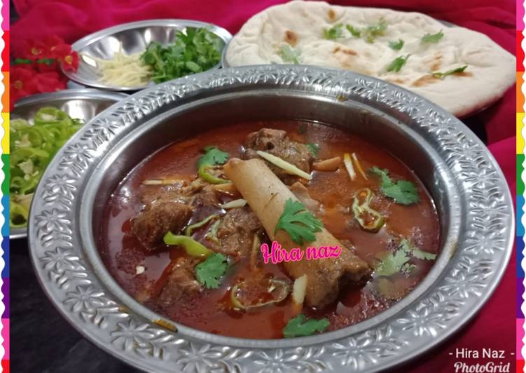 Step-by-Step Guide to Make Favorite Mutton nihari with nan