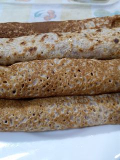Una foto de Creps de avena y harina de espelta