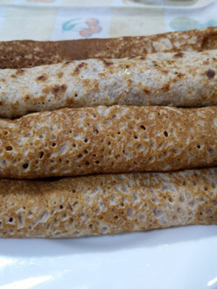 Una foto de Creps de avena y harina de espelta