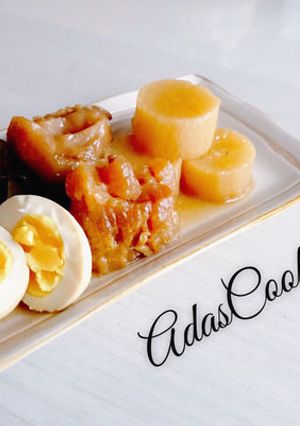 [深夜食堂] 蘿蔔燉牛筋關東煮 的食譜成品照片