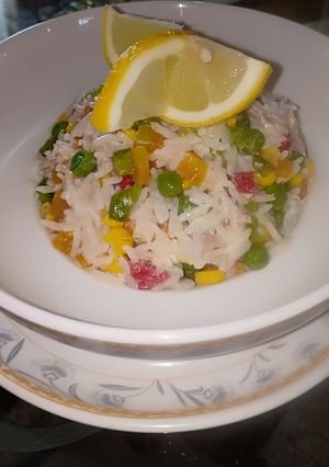 صورة لوصفة رز سلطة