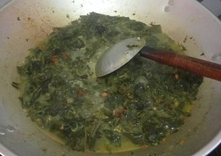 Resep Lodeh daun singkong | Langkah Membuat Lodeh daun singkong Yang Bikin Ngiler