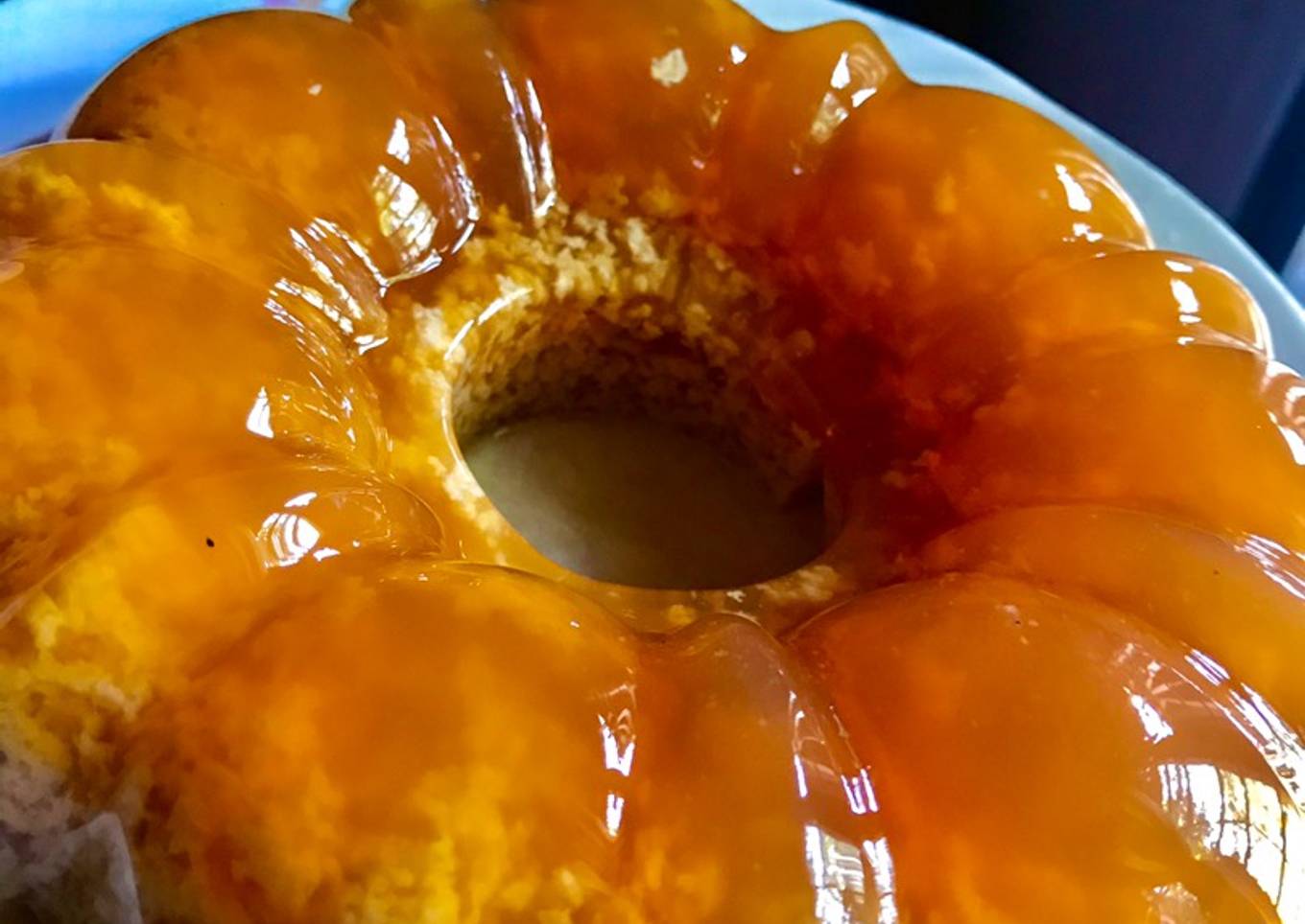 Puding lumut gula jawa