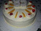 Torta de durazno!