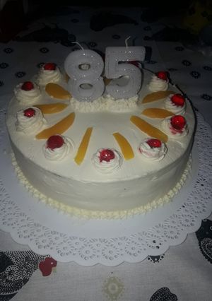 Una foto de Torta de durazno!
