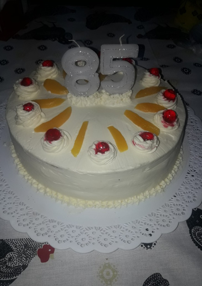 Una foto de Torta de durazno!
