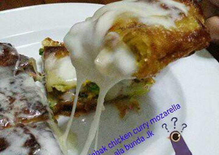 Martabak chicken curry mozarella ala bunda Jk