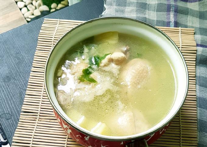 Baeksuk (sup ayam korea) 백숙