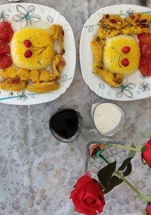 عکسی از دستور جوجه کباب تابه ای