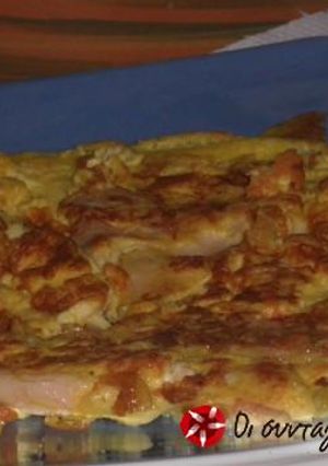Φωτογραφία της συνταγής Πιπεράτη ομελέτα με ζαμπόν και τυρί