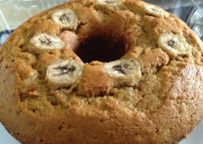 Resep Banana Cinamon Moist Cake, Lezat Sekali