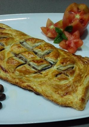 Foto principal de Hamburguesa con verduras en hojaldre