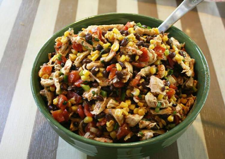 Homemade Black Bean Chicken Salad