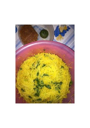Foto resep Bihun kuning sederhana