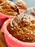 Muffin integrali con arancia e vaniglia