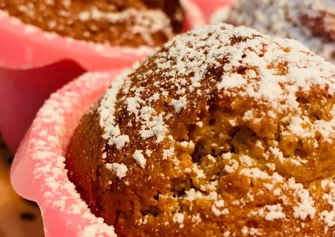 Muffin integrali con arancia e vaniglia