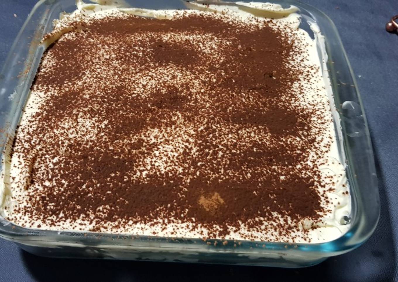 Tiramisú (sin huevo)