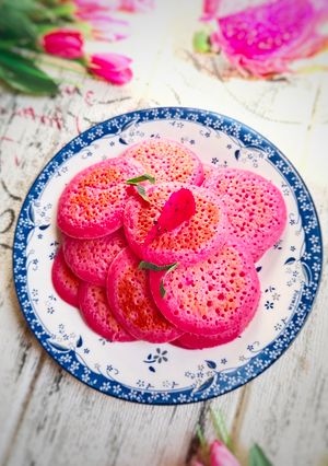Foto resep Pancake Buah Naga