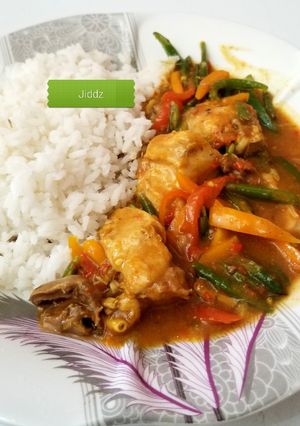 A picture of Curry chicken...