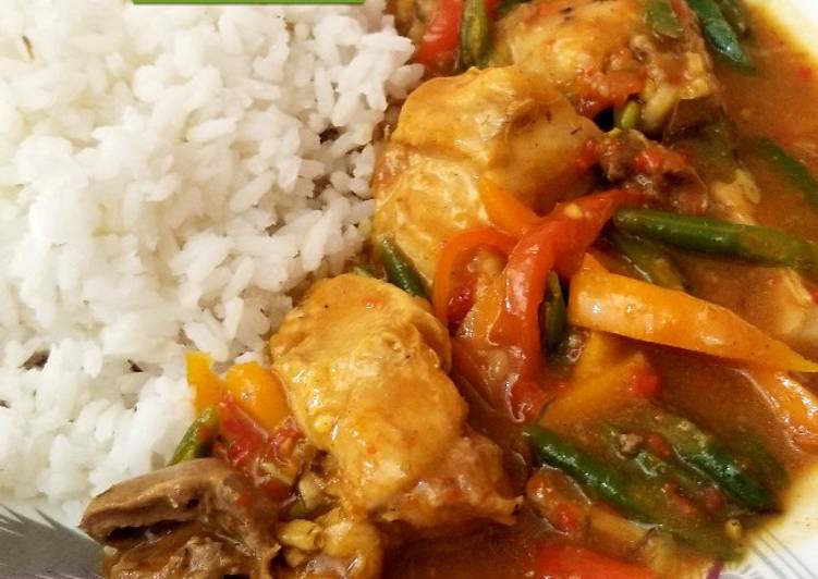 Easiest Way to Make Super Quick Homemade Curry chicken..