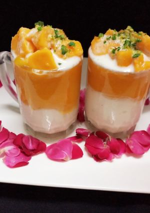 A picture of Mango Rabdi Shots.