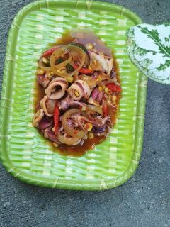 Foto resep Cumi Jagung Saos Tiram