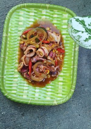 Foto resep Cumi Jagung Saos Tiram
