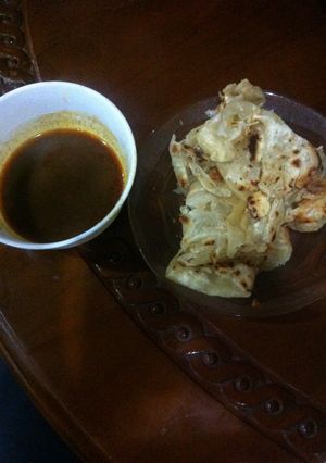 Foto resep Roti cane kuah kari bingung