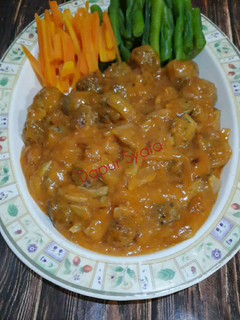 Foto resep Meatballs with mushroom sauce