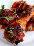 Pilons de poulet glacés au soja