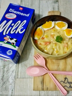 Foto resep Hühnerfrikassee a.k.a Sup Krim Ayam