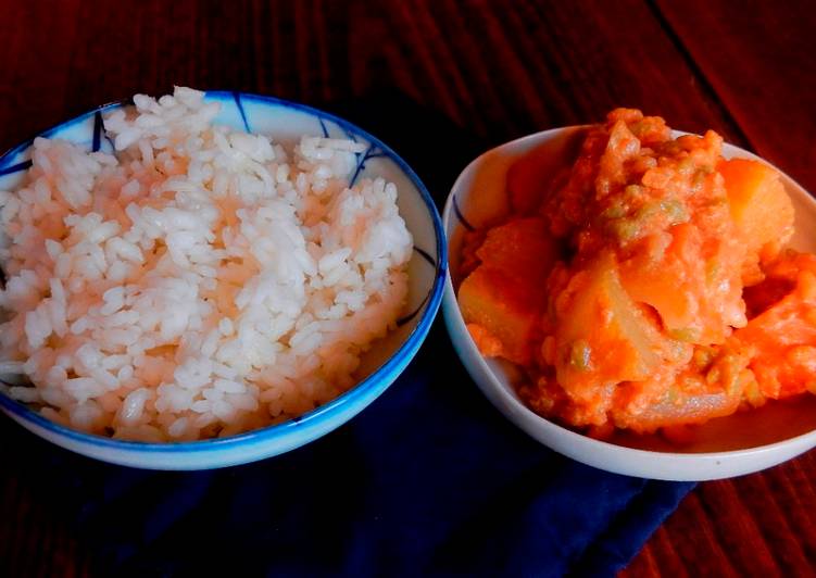Curry vegetariano al latte di cocco