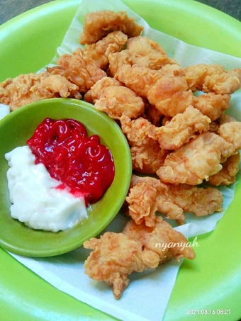 Cara Gampang Menyiapkan Resep Ayam popcorn praktis (tepung bumbu homemade) yang Lezat Anti Ribet, Sempurna