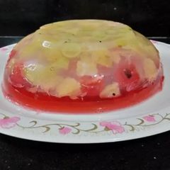 A picture of Double Coloured Fruit Jelly.