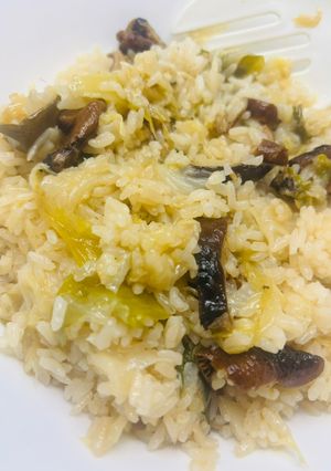 高麗菜飯 的食譜成品照片