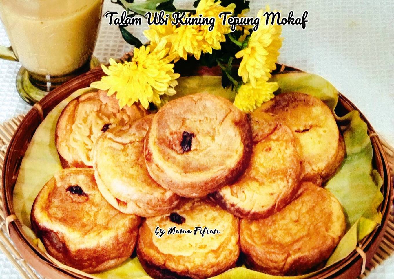 Talam Ubi Kuning Tepung Mokaf
