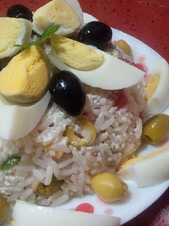 صورة لوصفة سلطة الارز