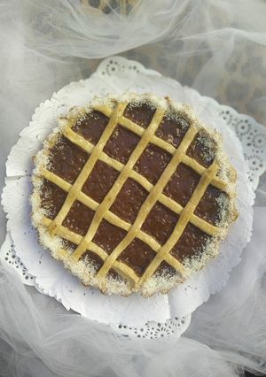 Una foto de Pastafrola de dulce de leche