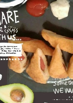 Foto resep Roti Goreng Sosis