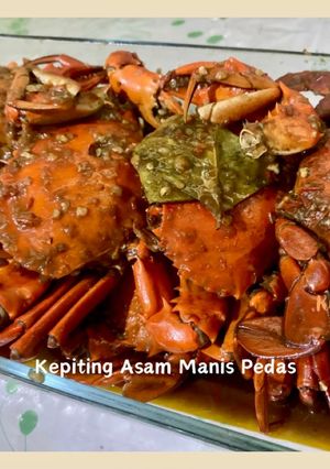 Foto resep Kepiting Asam Manis Pedas 🦀